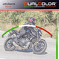 Strisce Cerchi Moto con colori della BANDIERA ITALIANA per 2 Ruote da 15" a 19" Pollici D0152