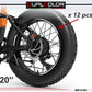DualColorStampe Adesivi Cerchi Bici FAT BIKE 20'' Pollici Ruota Bici accessori Fat bike MTB Stickers Cerchi COD. B0203