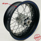 DualColorStampe Confezione Adesivi Set Completo di Cerchi Strisce per Moto per 2 Ruote da 15'' pollici strips Design racing COD.D0095