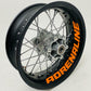DualColorStampe Adesivi interno cerchi moto 17 POLLICI decal stickers cerchioni gomme strisce moto ADRENALINE COD.D0107