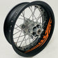 DualColorStampe Adesivi Cerchi Moto per 2 Ruote da 17" Pollici | Adesivi Ruote Moto | Adesivi Cerchi Moto Resiste a Pioggia e Sole | Design Racing D0128