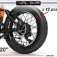DualColorStampe Adesivi Cerchi Bici FAT BIKE 20'' Pollici Ruota Bici accessori Fat bike MTB Stickers Cerchi COD. B0203