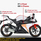 DualColorStampe Adesivi Compatibili con Yamaha YZF-R125 R125 (2014-2018) + Strisce per cerchi moto da 17'' pollici decalcomanie carena moto stickers Cod.M0240