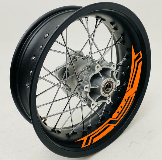 DualColorStampe Adesivi interno cerchi moto 17 POLLICI decal stickers cerchioni gomme strisce moto COD. D0036
