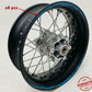 DualColorStampe Confezione Adesivi Set Completo di Cerchi Strisce per Moto per 2 Ruote da 15'' pollici strips Design racing COD.D0095