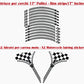 DualColorStampe Adesivi Compatibili con Yamaha YZF-R125 R125 (2014-2018) + Strisce per cerchi moto da 17'' pollici decalcomanie carena moto stickers Cod.M0240