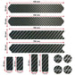DualColorStampe Adesivi Protezione per Telaio della Bicicletta Pellicola Protettiva Adesiva in Carbonio Nero air free MTB Mountain Bike Bici - B0035