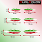 DualColorStampe Adesivi Stickers Bandiera Italiana Italia Tuning Sport Racing 6 Unità | Adesivo Bandiera Spagna per Auto Moto Scooter Quad Caschi | Resistenti alla Pioggia e al Sole