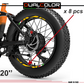 Adesivi Cerchi Bici FAT BIKE 26'' Catarifrangente  Pollici Ruota Bici accessori Fat bike MTB Stickers Cerchi