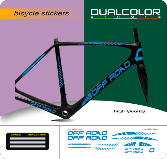 DualColor Prints MTB Frame Stickers Bescherming voor Fietsframe Beschermfolie MTB Mountainbike B0064