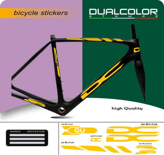 DualColor Prints MTB Frame Stickers Bescherming voor Fietsframe Beschermfolie MTB Mountainbike B0064