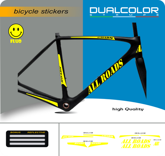 DualColor Prints MTB Frame Stickers Bescherming voor Fietsframe Beschermfolie MTB Mountainbike B0064