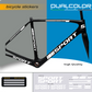 DualColor Prints MTB Frame Stickers Protection for Bicycle Frame Protective Film MTB Mountain Bike B0064