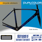 DualColor Prints MTB Frame Stickers Protection for Bicycle Frame Protective Film MTB Mountain Bike B0064