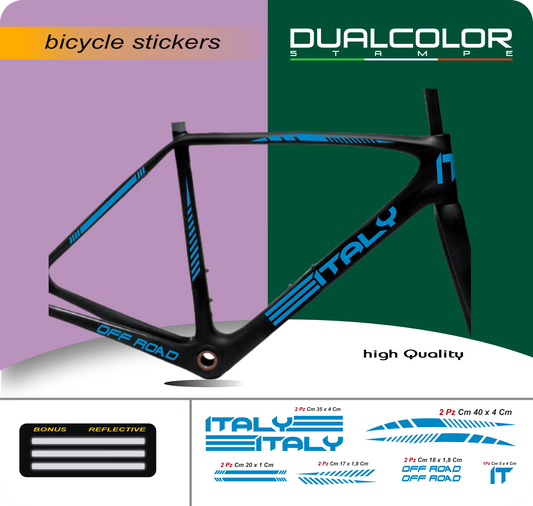 DualColor imprime VTT cadre autocollants Protection pour cadre de vélo Film de protection vtt VTT B0064