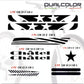 DualColor Prints MTB Frame Stickers Protection for Bicycle Frame Protective Film MTB Mountain Bike B0064