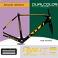 DualColor Prints MTB Frame Stickers Bescherming voor Fietsframe Beschermfolie MTB Mountainbike B0064