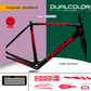 DualColor Prints MTB Frame Stickers Protection for Bicycle Frame Protective Film MTB Mountain Bike B0064