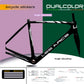 Dual Color Prints MTB Rahmen aufkleber Fahrrad rahmen Schutz folie MTB Mountainbike B0064