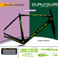 DualColor Prints MTB Frame Stickers Protección para cuadro de bicicleta Película protectora MTB Mountain Bike B0064