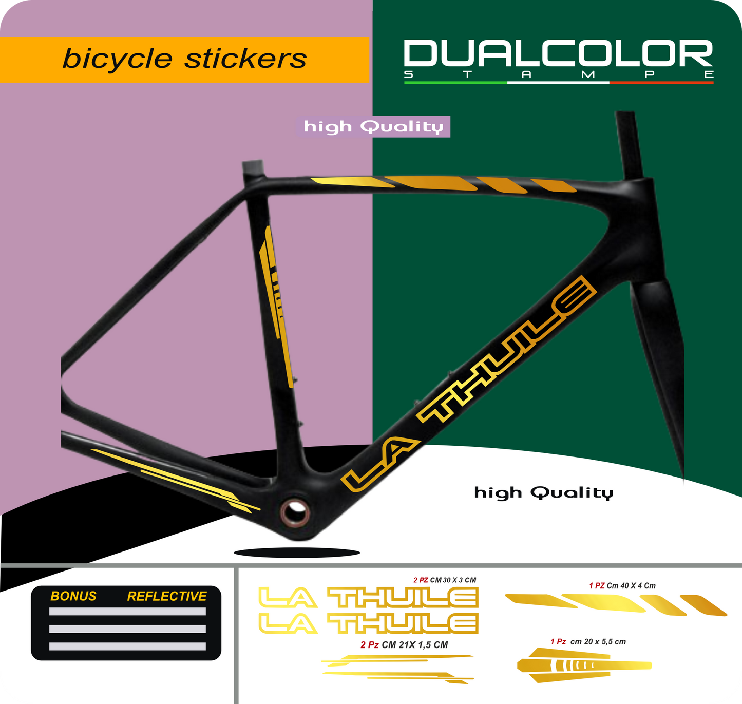 DualColor Prints MTB Frame Stickers Protection for Bicycle Frame Protective Film MTB Mountain Bike B0064