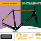 DualColor Prints MTB Frame Stickers Protection for Bicycle Frame Protective Film MTB Mountain Bike B0064