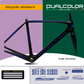 DualColor imprime VTT cadre autocollants Protection pour cadre de vélo Film de protection vtt VTT B0064