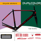 DualColor imprime VTT cadre autocollants Protection pour cadre de vélo Film de protection vtt VTT B0064