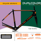 DualColor imprime VTT cadre autocollants Protection pour cadre de vélo Film de protection vtt VTT B0064