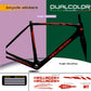 DualColor Prints MTB Frame Stickers Protección para cuadro de bicicleta Película protectora MTB Mountain Bike B0064