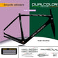 DualColor Prints MTB Frame Stickers Protección para cuadro de bicicleta Película protectora MTB Mountain Bike B0064