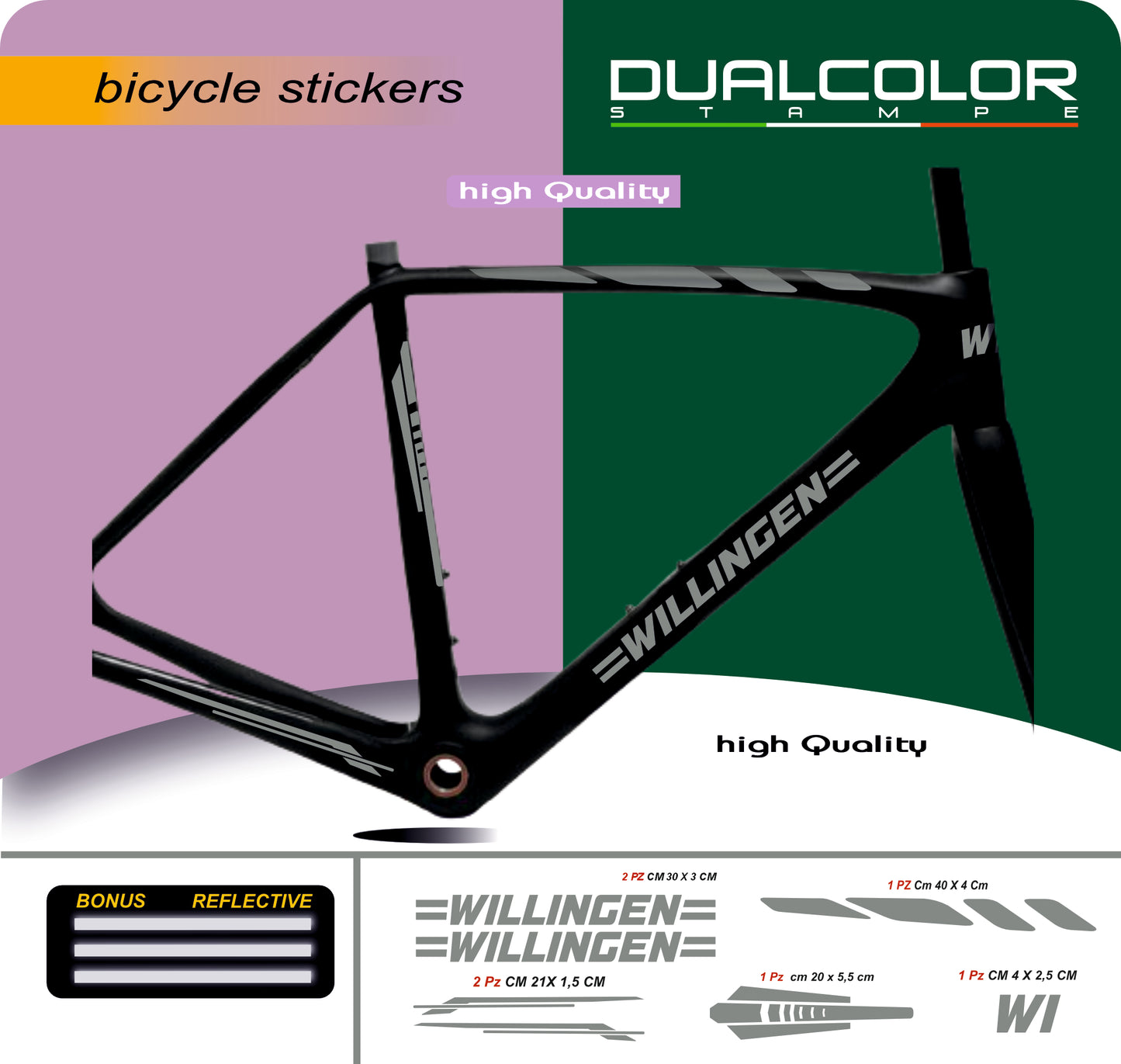 DualColor Prints MTB Frame Stickers Protection for Bicycle Frame Protective Film MTB Mountain Bike B0064