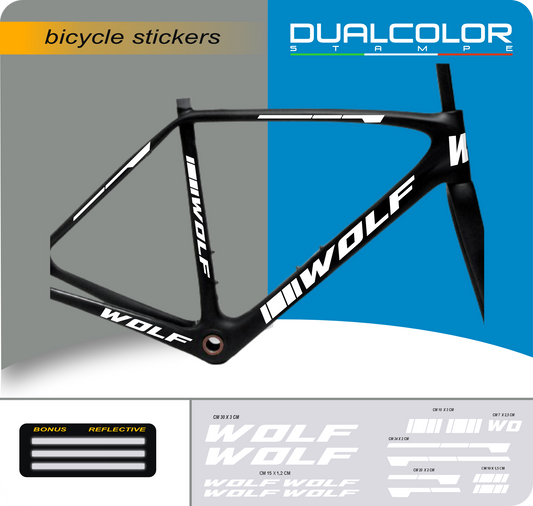 DualColor imprime VTT cadre autocollants Protection pour cadre de vélo Film de protection vtt VTT B0064