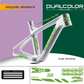 Dual Color Prints MTB Rahmen aufkleber Fahrrad rahmen Schutz folie MTB Mountainbike B0064