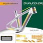 Dual Color Prints MTB Rahmen aufkleber Fahrrad rahmen Schutz folie MTB Mountainbike B0064