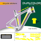 Dual Color Prints MTB Rahmen aufkleber Fahrrad rahmen Schutz folie MTB Mountainbike B0064