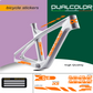 Dual Color Prints MTB Rahmen aufkleber Fahrrad rahmen Schutz folie MTB Mountainbike B0064