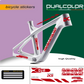 Dual Color Prints MTB Rahmen aufkleber Fahrrad rahmen Schutz folie MTB Mountainbike B0064