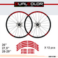 DualColorStampe Adesivi Cerchi Bici 26'' - 27,5'' - 28-29'' Pollici Ruota Bici MTB Bike Stickers Cerchi MTB BDC Stelle stars start B0210