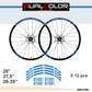 DualColorStampe Adesivi Cerchi Bici 26'' - 27,5'' - 28-29'' Pollici Ruota Bici MTB Bike Stickers Cerchi MTB BDC Stelle stars start B0210