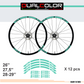 DualColorStampe Adesivi Cerchi Bici 26'' - 27,5'' - 28-29'' Pollici Ruota Bici MTB Bike Stickers Cerchi MTB BDC Stelle stars start B0210