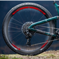 DualColorStampe Adesivi Cerchi Bici 26'' - 27,5'' - 28-29'' Pollici Ruota Bici MTB Bike Stickers Cerchi MTB BDC Stelle stars start B0210
