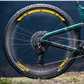 DualColorStampe Adesivi Cerchi Bici 26'' - 27,5'' - 28-29'' Pollici Ruota Bici MTB Bike Stickers Cerchi MTB BDC Stelle stars start B0210