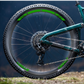DualColorStampe Adesivi Cerchi Bici 26'' - 27,5'' - 28-29'' Pollici Ruota Bici MTB Bike Stickers Cerchi MTB BDC Stelle stars start B0210