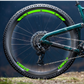 DualColorStampe Adesivi Cerchi Bici 26'' - 27,5'' - 28-29'' Pollici Ruota Bici MTB Bike Stickers Cerchi MTB BDC Stelle stars start B0210