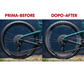 DualColorStampe Adesivi Cerchi Bici 26'' - 27,5'' - 28-29'' Pollici Ruota Bici MTB Bike Stickers Cerchi MTB BDC Stelle stars start B0210