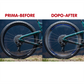 DualColorStampe Adesivi Cerchi Bici 26'' - 27,5'' - 28-29'' Pollici Ruota Bici MTB Bike Stickers Cerchi MTB BDC Stelle stars start B0210