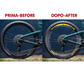 DualColorStampe Adesivi Cerchi Bici 26'' - 27,5'' - 28-29'' Pollici Ruota Bici MTB Bike Stickers Cerchi MTB BDC Stelle stars start B0210