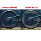 DualColorStampe Adesivi Cerchi Bici 26'' - 27,5'' - 28-29'' Pollici Ruota Bici MTB Bike Stickers Cerchi MTB BDC Stelle stars start B0210