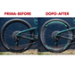 DualColorStampe Adesivi Cerchi Bici 26'' - 27,5'' - 28-29'' Pollici Ruota Bici MTB Bike Stickers Cerchi MTB BDC Stelle stars start B0210